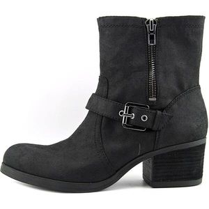 Carlos Santana Black Booties